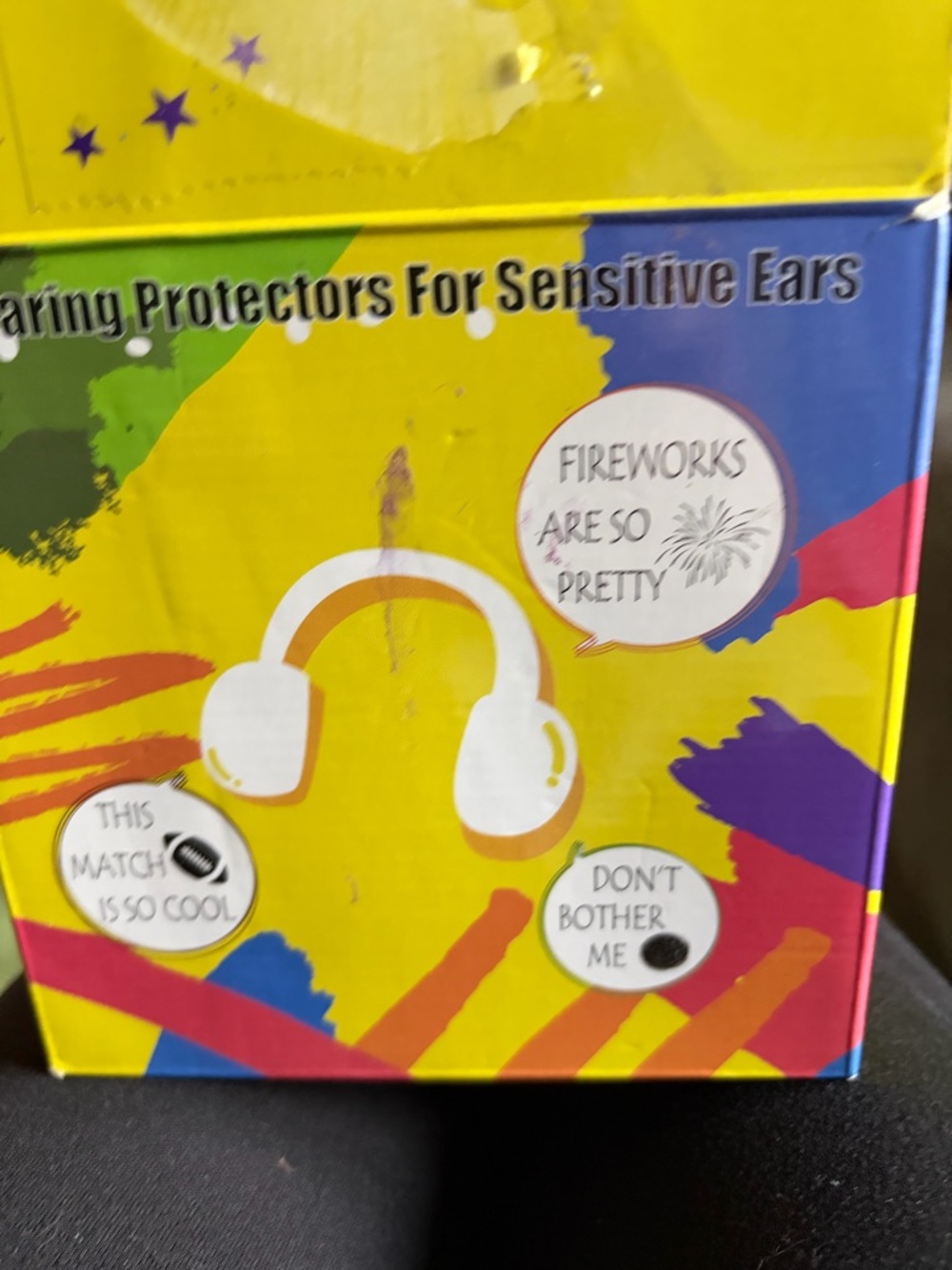 Kids Hearing Protectors - Yellow Headband Ear Muffs